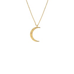 COLLIER STAR MOON OR