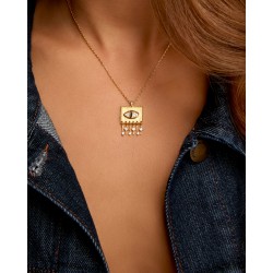 COLLIER EYE - I LOVE YOU OR