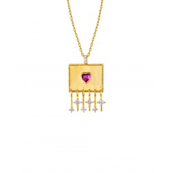 COLLIER HEART - I LOVE YOU OR