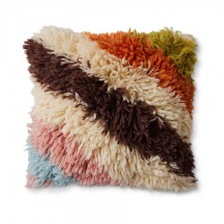 COUSSIN FLUFFY STRIPED