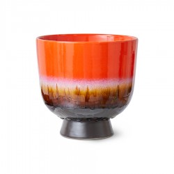 CACHE-POT RETRO CHERRY-RED