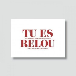 CARTE " RELOU/NECESSAIRE "