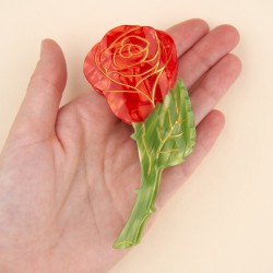 PINCE A CHEVEUX ROSE