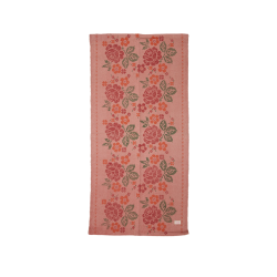 TAPIS ROSE CROCHET