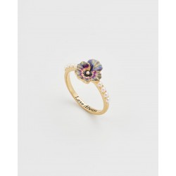 BAGUE PANSY PEARL