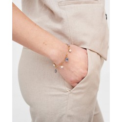 BRACELET PANSY PEARL MULTI...