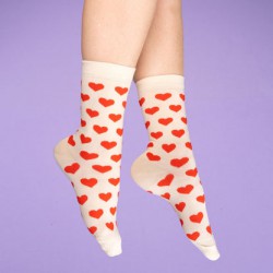 CHAUSSETTES COEURS