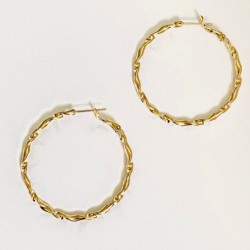 BOUCLES D'OREILLES VIOLETTE