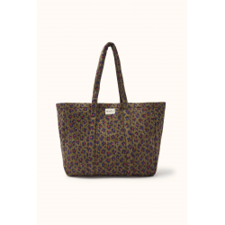 SAC CABAS SAMBA LEOPARD FIRE