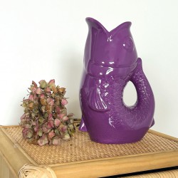 VASE PICHET POISSON VIOLET