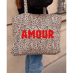 TOTEBAG LEOPARD AMOUR
