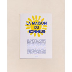 AFFICHE LA MAISON DU BONHEUR