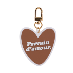 PORTE-CLES "PARRAIN D'AMOUR"