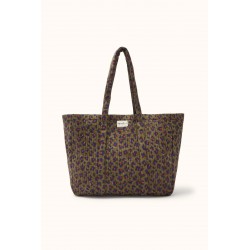 SAC CABAS SAMBA LEOPARD FIRE