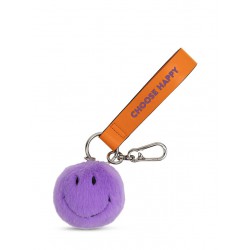 BAG CHARM SMILEY ECO FUZZY