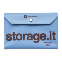 POCHETTE POUR PASSEPORT - BLUE