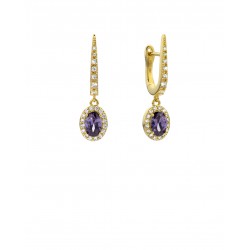 BOUCLES D'OREILLES AMETHYST...
