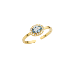 BAGUE BLUE DYNASTY OR