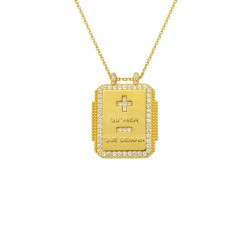 COLLIER PLUS QU'HIER BOHEME OR