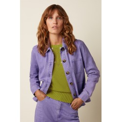 VESTE ELLEN DENIM SHEER LILAC