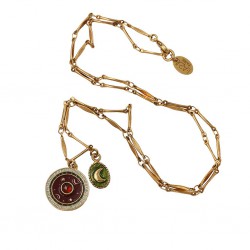 COLLIER LUNA MEDAILLON...