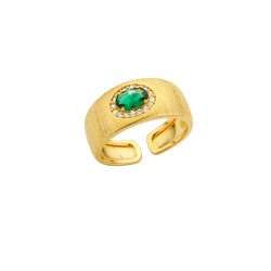 BAGUE GREEN DYNASTY CUFF OR