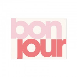 SET DE TABLE VINYLE BONJOUR