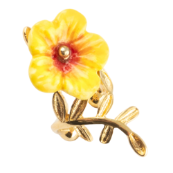 EARCUFF - HIBISCUS JAUNE