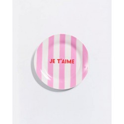 ASSIETTE RAYEE JE T'AIME