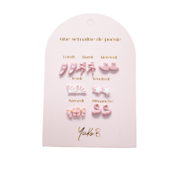 7 PAIRES DE BOUCLES...