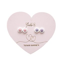 DUO DE BOUCLES D’OREILLES-...