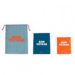 SET DE 3 SACS DE VOYAGE...