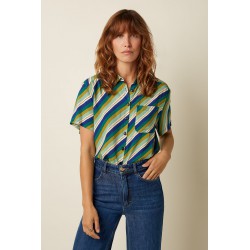 BLOUSE EVELINA CLIFF MAZARINE