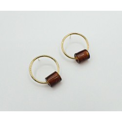 BOUCLES D'OREILLES CYLINDRE...