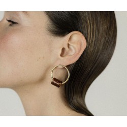 BOUCLES D'OREILLES CYLINDRE...