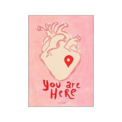 AFFICHE YOU ARE HERE 50X70