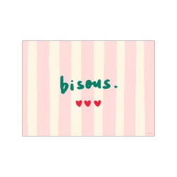 AFFICHE BISOUS A3