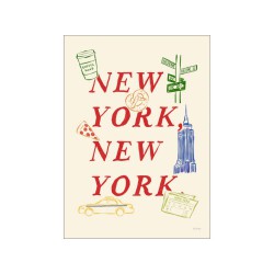AFFICHE NEW YORK, NEW YORK A4
