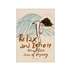 AFFICHE RELAX AND IGNORE A4
