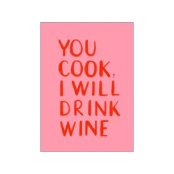 AFFICHE YOU COOK I WILL...