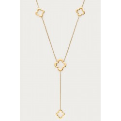 COLLIER SAUTOIR AVEC TREFLES