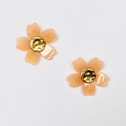 BOUCLES D'OREILLES FLORA PECHE