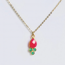 COLLIER AMBROISE FUSHIA