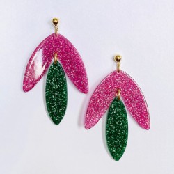 BOUCLES D'OREILLES TESS ROSE