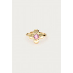 BAGUE BOTANICAL AVEC FLEUR...