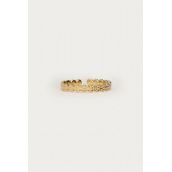 BAGUE BOTANICAL AVEC FLEURS