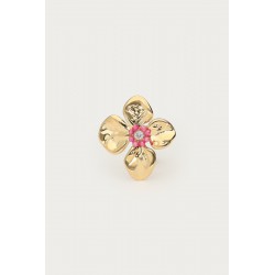 BAGUE BOTANICAL AVEC FLEUR...