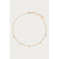 COLLIER À CINQ STRASS