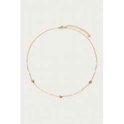 COLLIER AVEC CŒURS ET PERLES