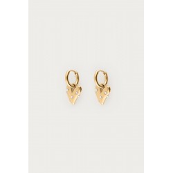 BOUCLES D’OREILLES CŒUR À...